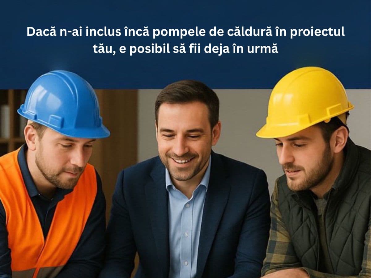 Dacă n-ai inclus încă pompele de căldură în proiectul tău, e posibil să fii deja în urmă