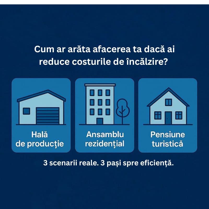 Cum ar arăta afacerea ta dacă ai reduce costurile de încălzire? (3 exemple pe bune)